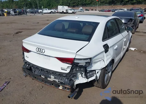 2017 Audi A3 2.0T Premium из США, поврежденный, VIN WAUB8GFF7H1039922
